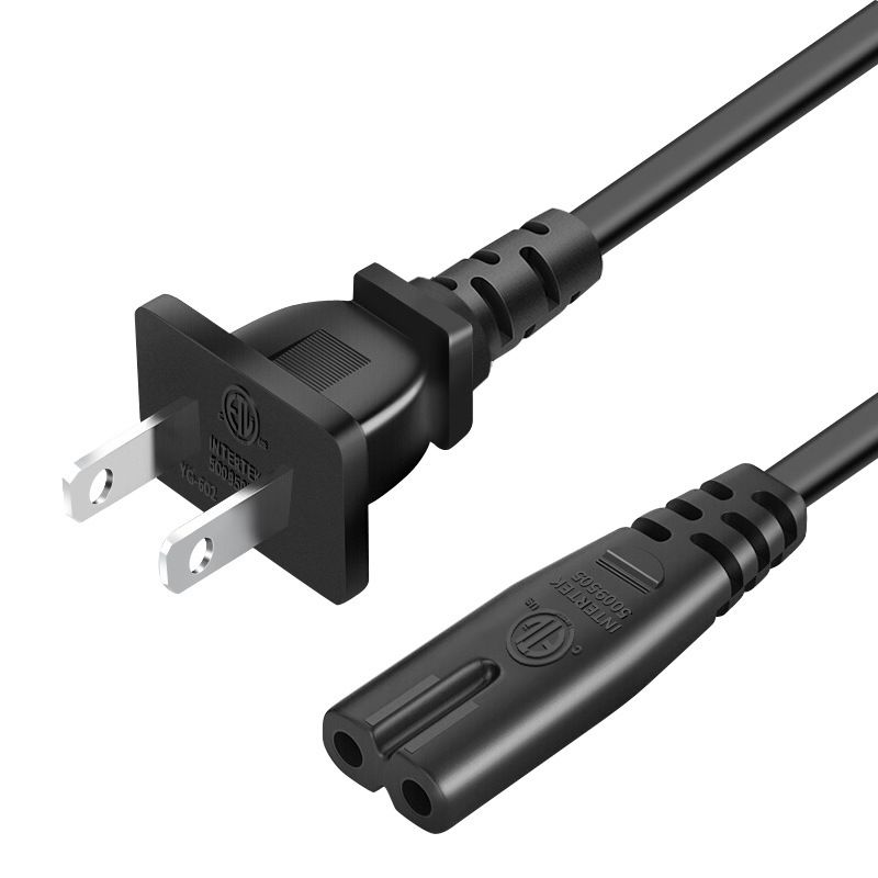 Power Cord for JBL PartyBox 100 110 200 300 310 710 1000 On-The-Go Speaker, ONN Party Speaker, JBL Soundbar 2 Prong Power Cable Replacement