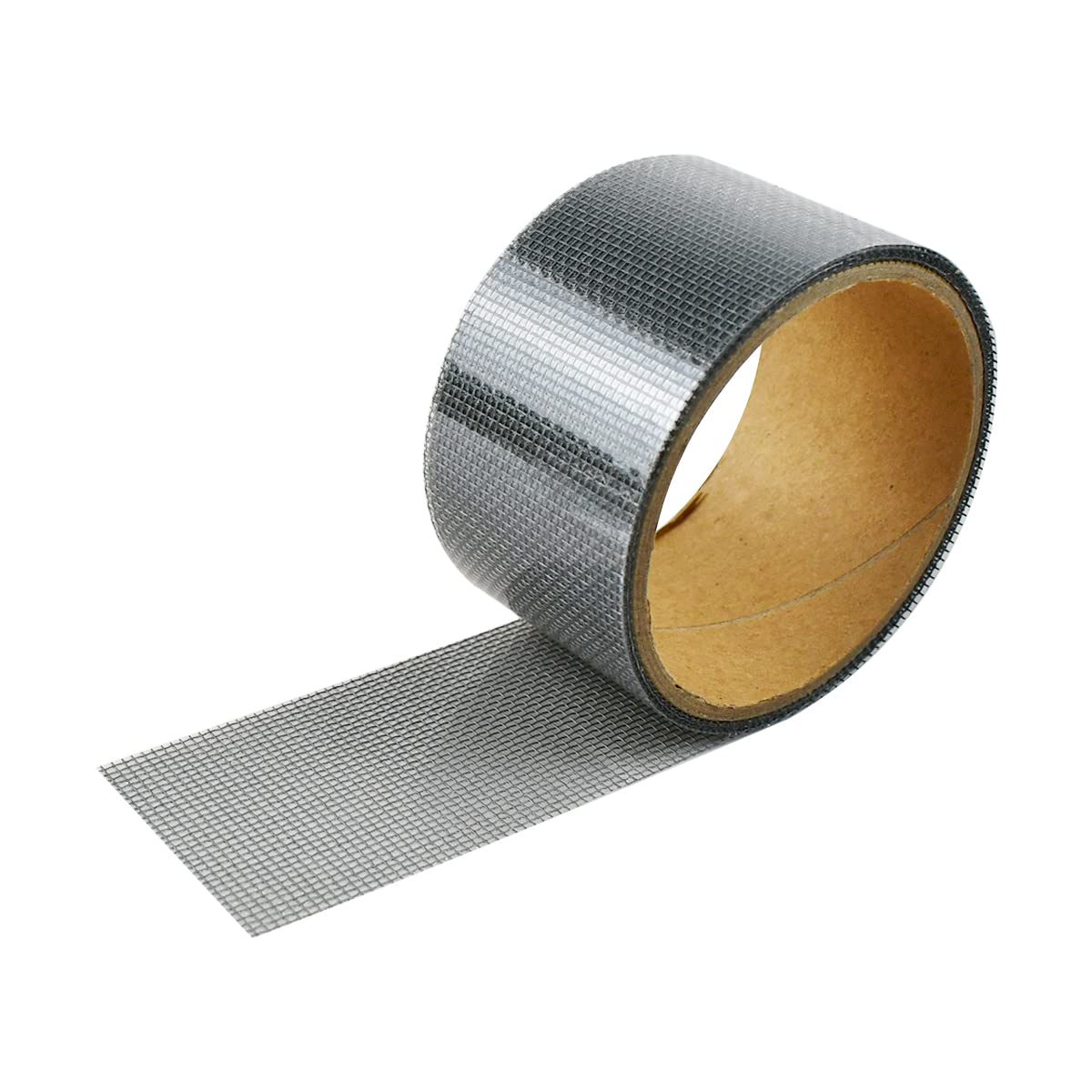 1 Pcs Grey Window Screen Repair Kit, Mesh Repair Tape Strong Adhesive Fiberglass Covering Mesh Tape Waterproof Screen Patch Repair for Door Window Tears Holes