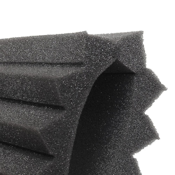 12pcs 300 × 25mm Acoustic Foam Panels Soundproofing For Studio KTV Bar Wall Wedges Compatible With Soundproofing — image 2