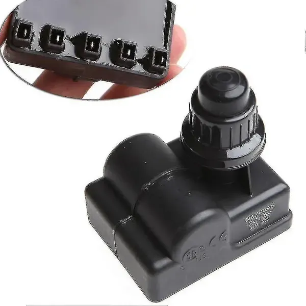 BBQ Gas Grill Igniter Replacement, 5 Outlet AA Push Button Spark Generator for Gas Grills, for Gas Grill Repair and BBQ Maintenance, Black