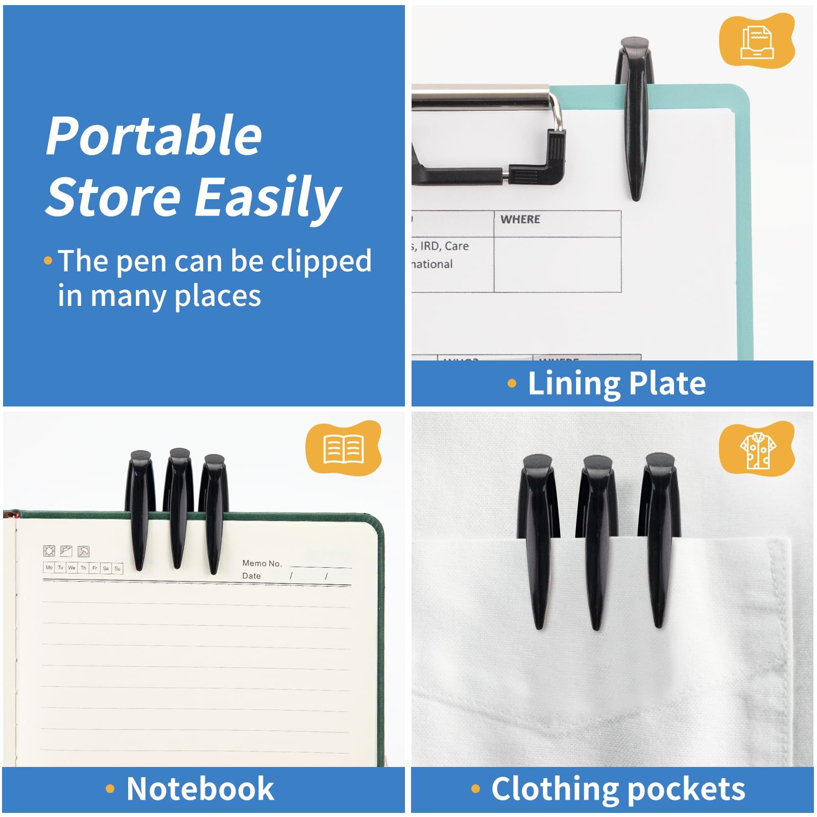 12pcs,Black dry wipe mark, whiteboard mini dry wipe mark loose, fine pointed student whiteboard mark, suitable for schools — image 2
