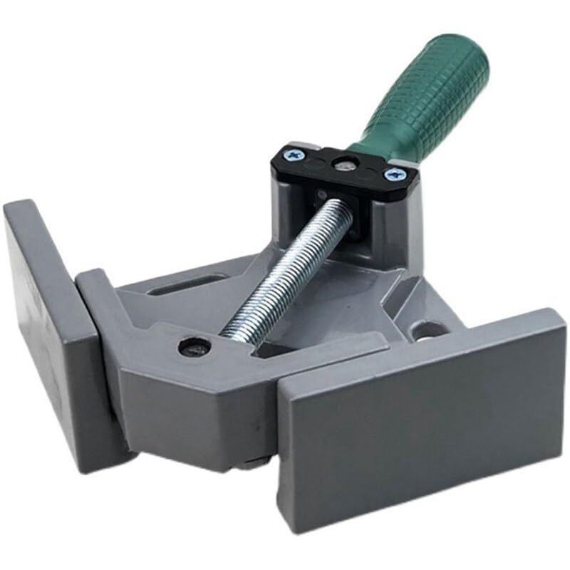 Aluminum Single Handle 90 Degree Right Angle Clamp Woodworking Frame Clip Right Angle Folder Tool