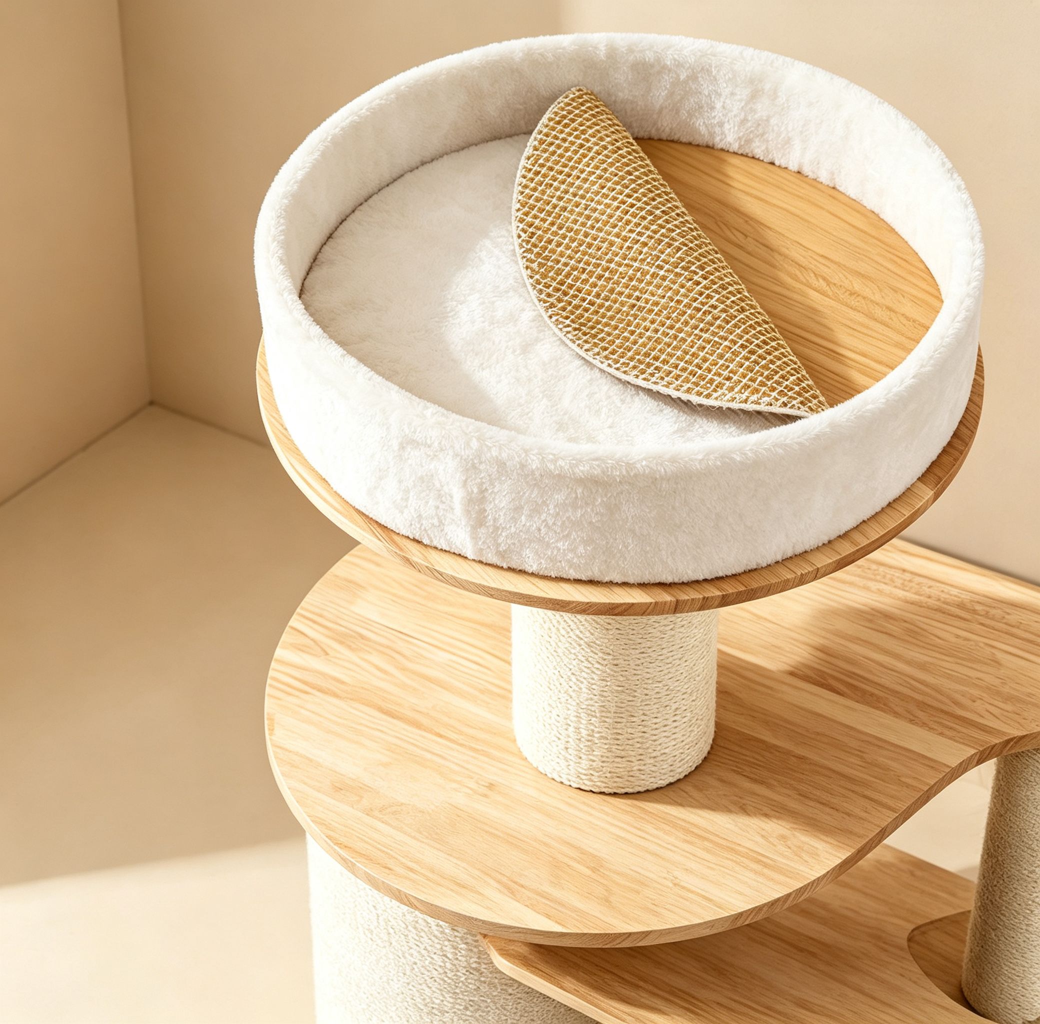 Extended Heavy-Duty Carpet Cat Tree — image 3
