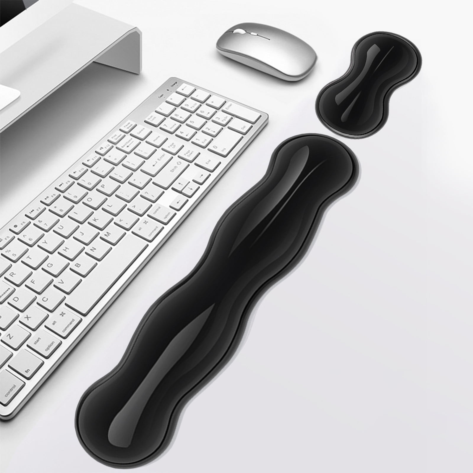 Gel Wrist Rest For Keyboard, Silicone Gel Keyboard and Mouse Wrist Rest Set, Cool Soft Ergonomic Wrist Rest, Relax Your Wrist, for Laptop Computer Office & — image 6