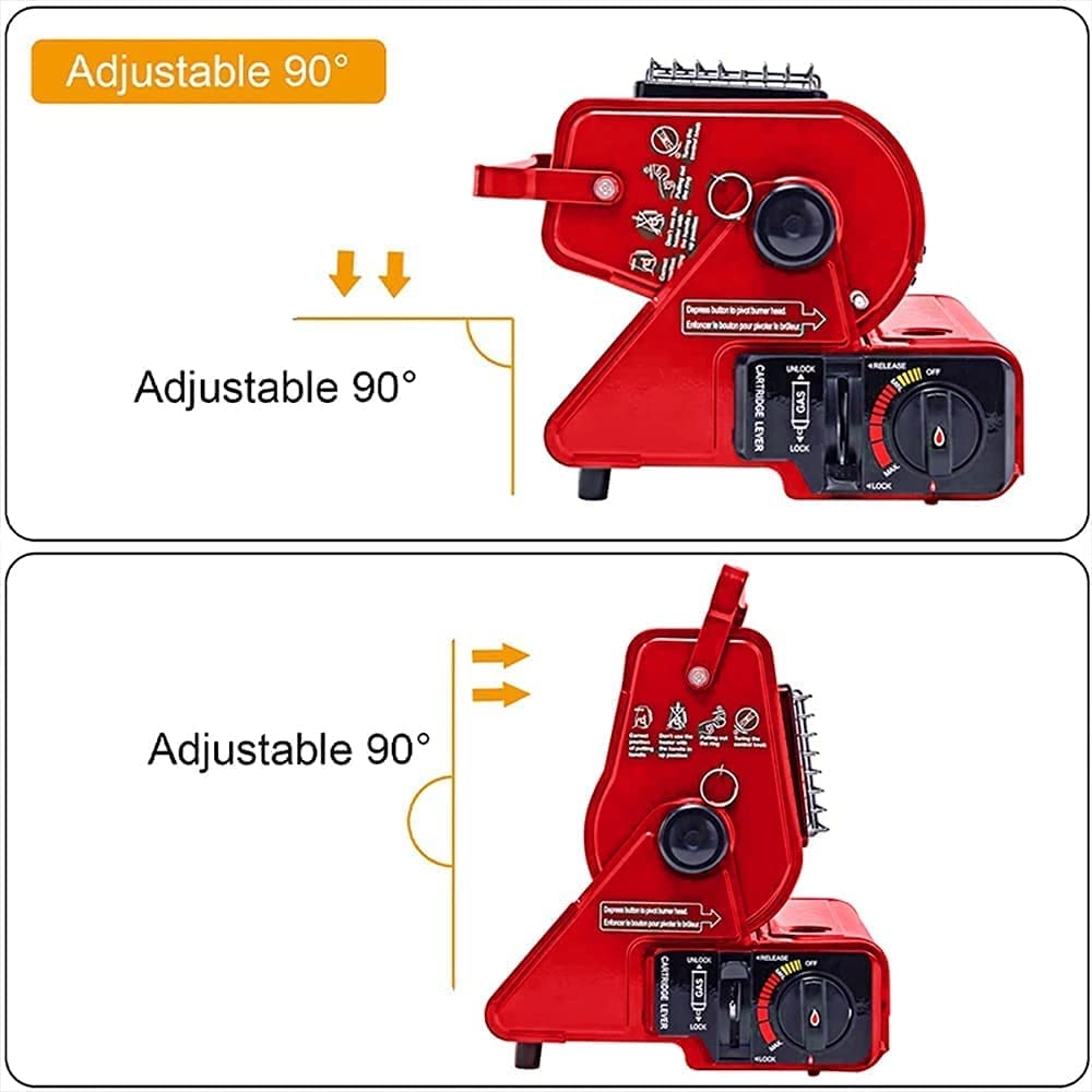 Portable Butane Gas Heater Camping Camp Tent Outdoor Hiking Camper Survival Red — image 5
