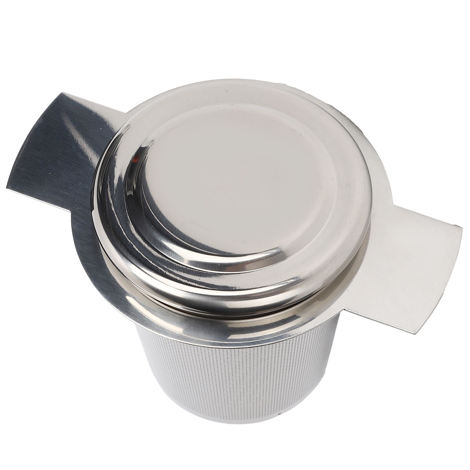 Tea Strainer Loose Leaf Tea Infuser Basket Fine Mesh Filter with Lid Teaware for CupStainless Steel β image 5