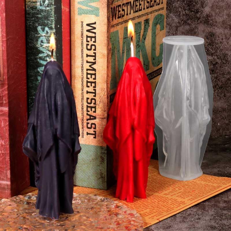 Faceless Wizard Shape Candle Silicone Molds for Making Candle, Resin, Aromatherapy Candles, Handmade Wax Soap, Home Decor — image 4