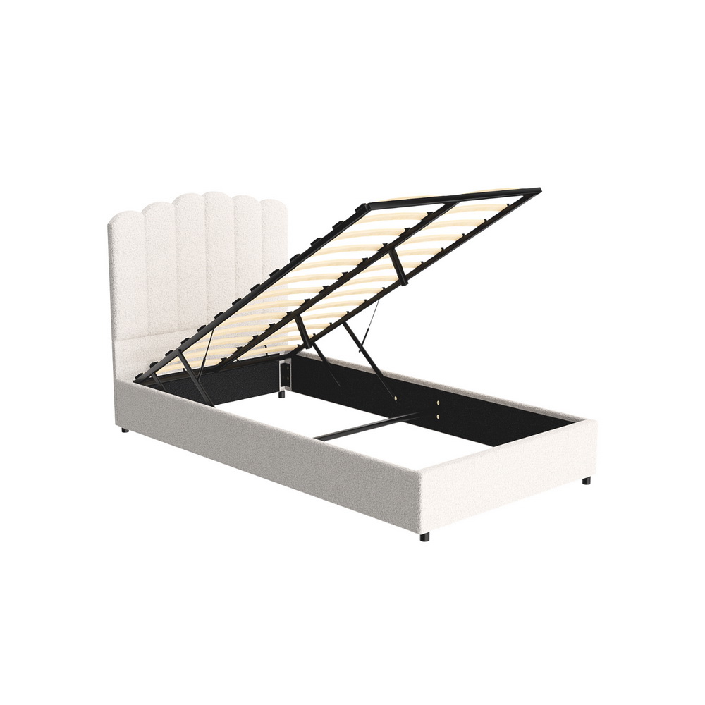 Artiss Bed Frame King Single Size Boucle FION โ image 3