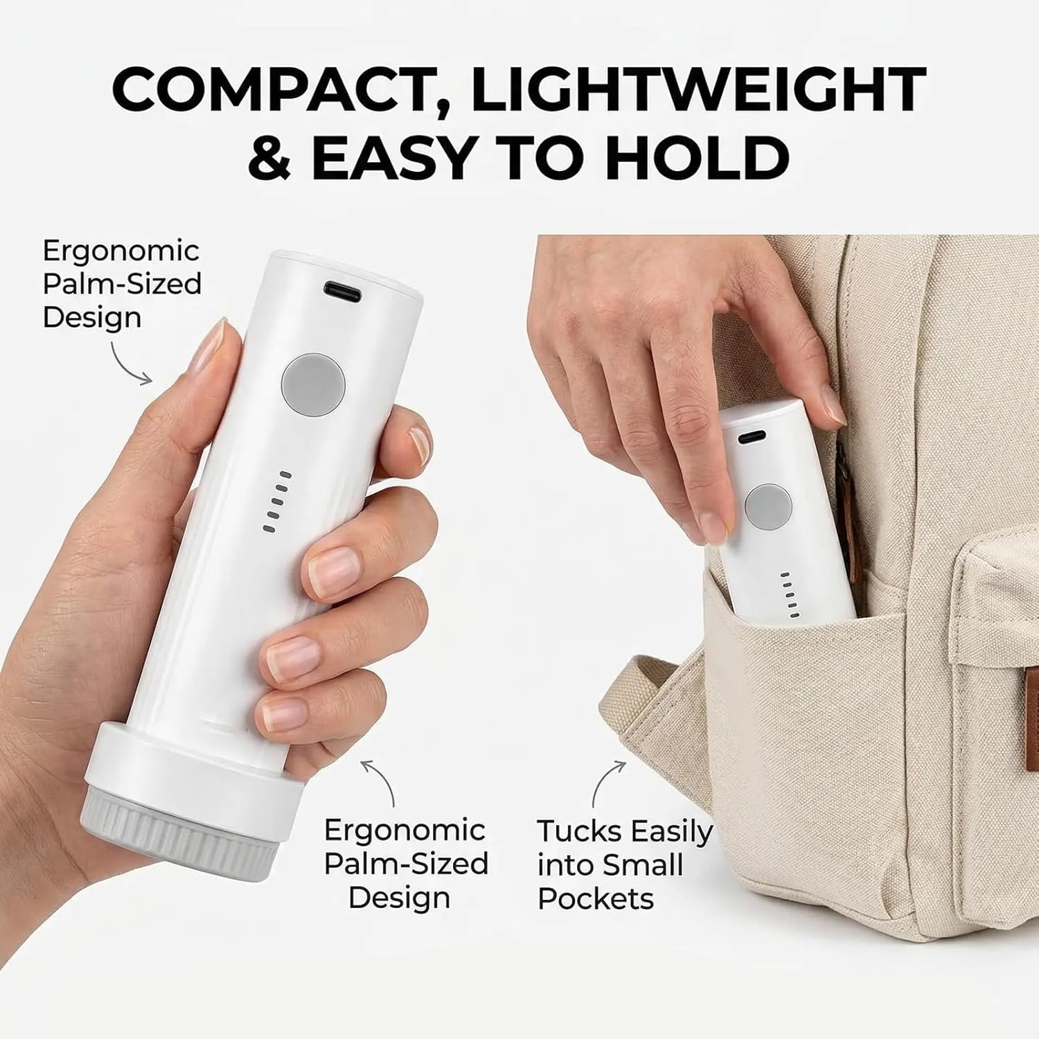Travel Vacuum Bag Set with Rechargeable Cordless Pump – 3 Sizes for Clothes, Jackets & Accessories, Airtight Dual-Zipper Seal, 4000Pa Suction, Saves Up to 80% — image 6