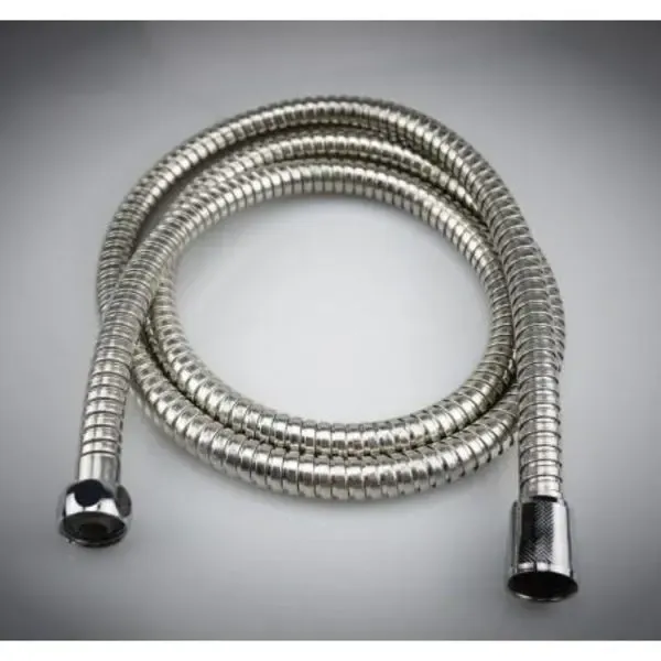 3m Shower Hose- Stainless Steel Shower Hose, stainless steel construction, 300 × 2 cm Overall Size, Silver Finish — image 2