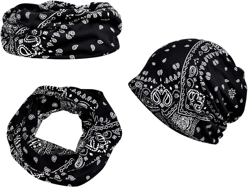 4 PCS Women Baggy Slouchy Beanie Chemo Hat Cap Snood Cancer Headwear Multicolor One Size — image 3