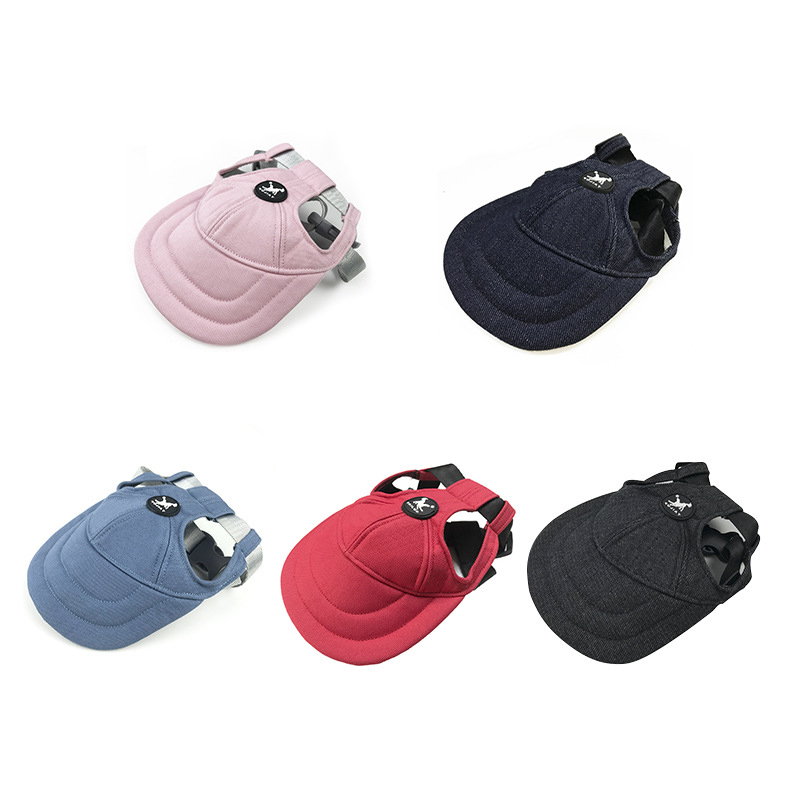 Size M Light Blue Adjustable Pet Baseball Cap for Cats and Dogs - Cute Sun Protection Hat for Outdoor Adventures โ image 6