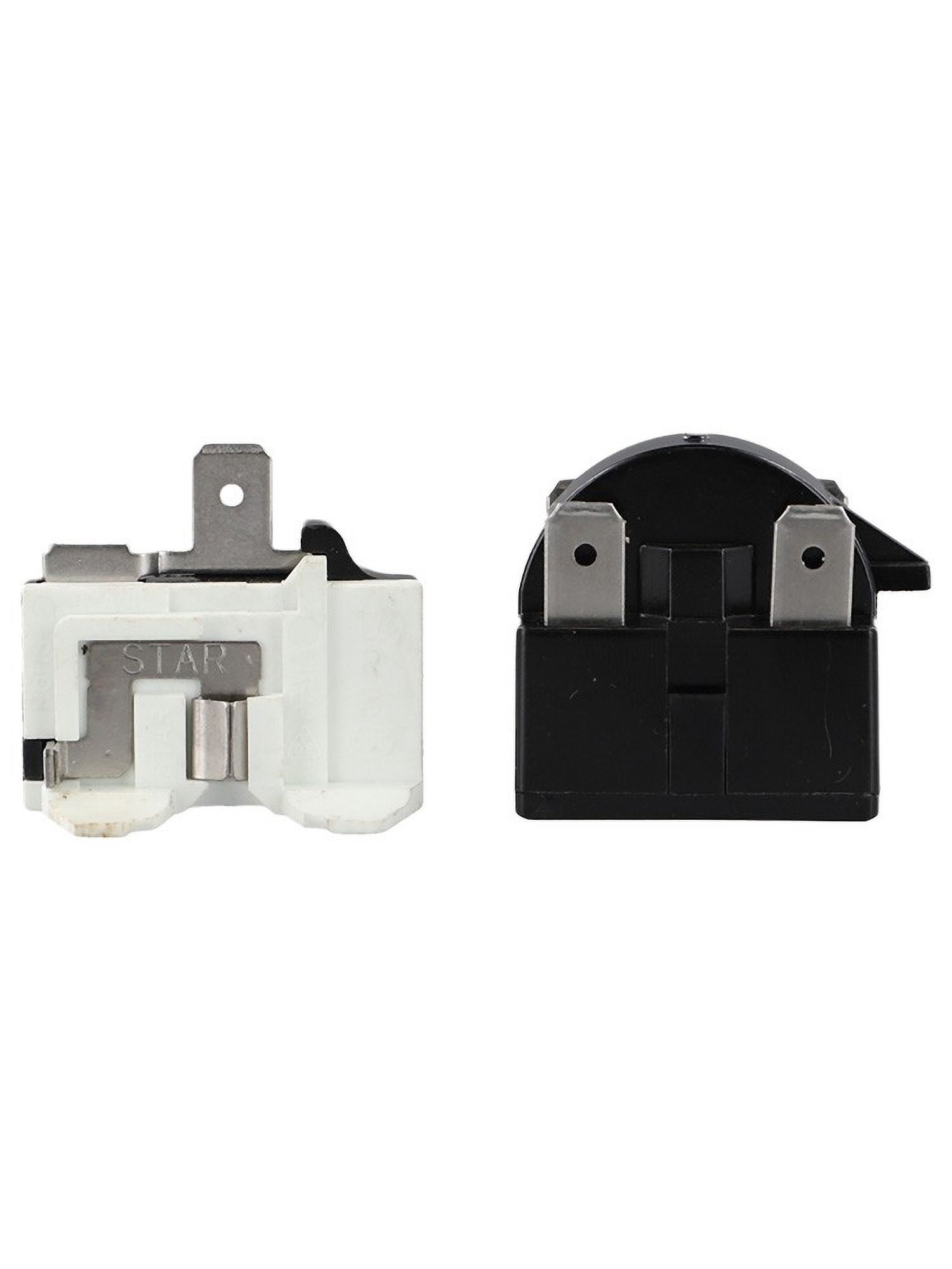 Refrigerator Ptc Starter Relay Replacement 2 Pins Compressor Overload Protector 1Pin-12Ohm+1/2Hp 4Pin-12Ohm+1/6Hp — image 4