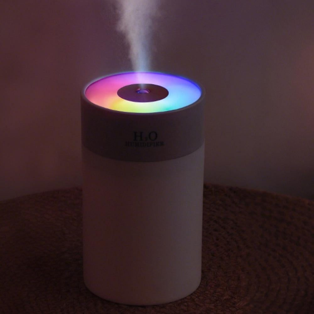 Colorful LED Humidifier with Night Light for Home and Bedroom Use Green — image 2