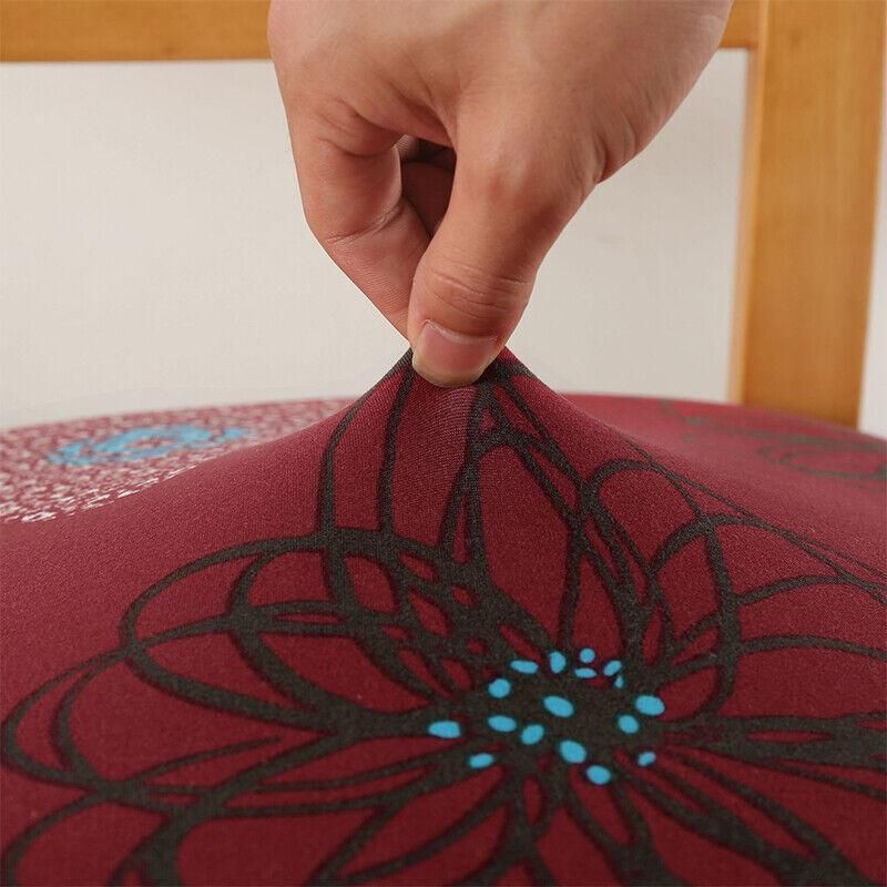 Stretch Dining Chair Seat Covers Removable Seat Cushion Slipcovers Protector - F โ image 5