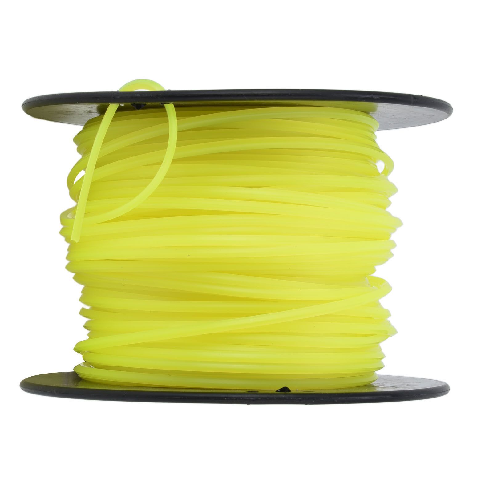 3mm String Trimmer Line Quadrate Grass Trimmer Line Lawn Mower Line for Husqvarna Yellow 70m / 229.7ft โ image 2