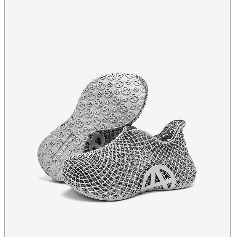 3d Printed Running Shoes Lightweight Running Shoes Breathable Sneakers Custom - Silver - Size 5(AU5/EU36) โ image 2