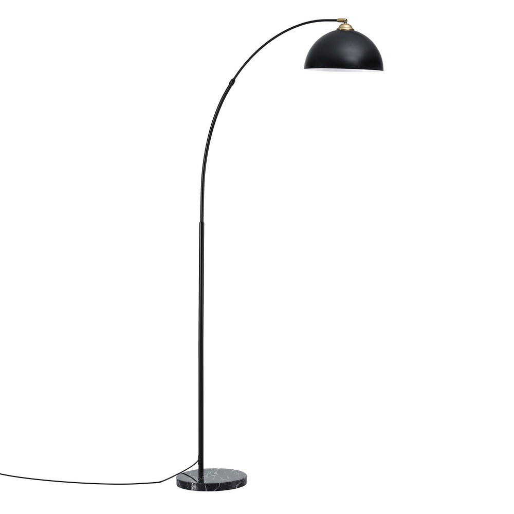 Artiss Modern Arched Floor Lamp Black Standing Heavy-Duty Marble Base for Living Room Bedroom โ image 6