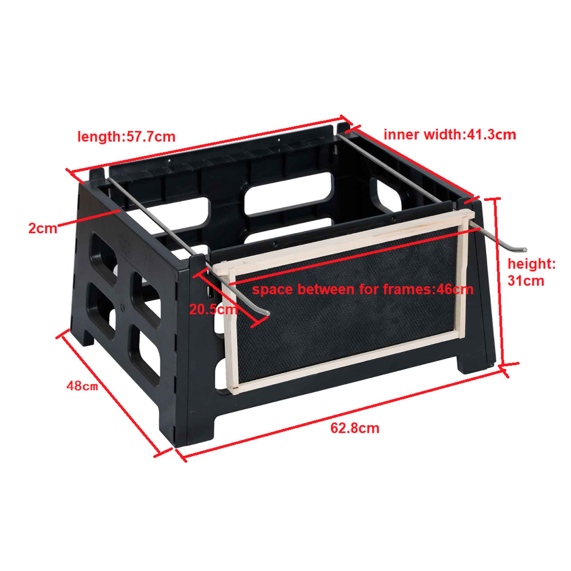 Plastic Beehive Stand 10 Frame Langstroth Bee Hive Base Ant Tool Beekeeping — image 2