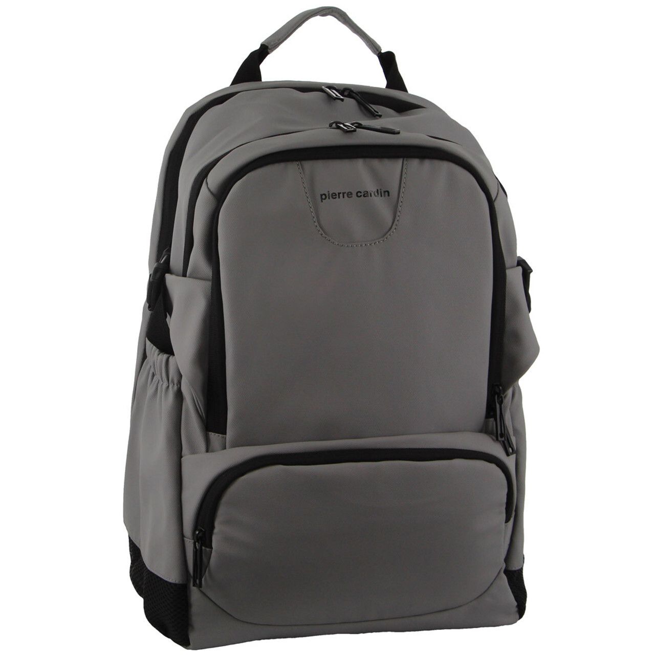 Pierre Cardin Backpack Bag Travel & Business w/ Laptop Computer Sleeve - Grey — image 2