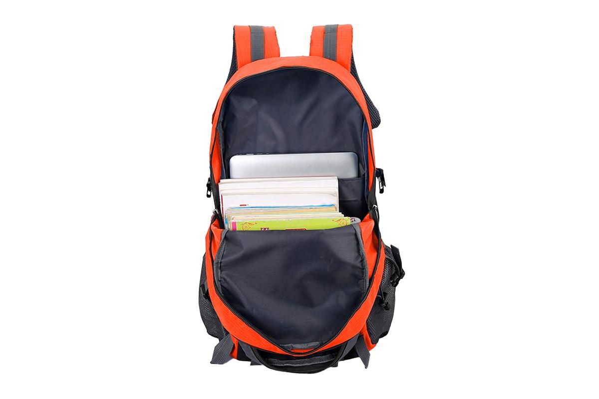 Water-resistant Hiking Backpack Travel Camping Nylon Outdoor Bag for Men and Women -Orange โ image 4