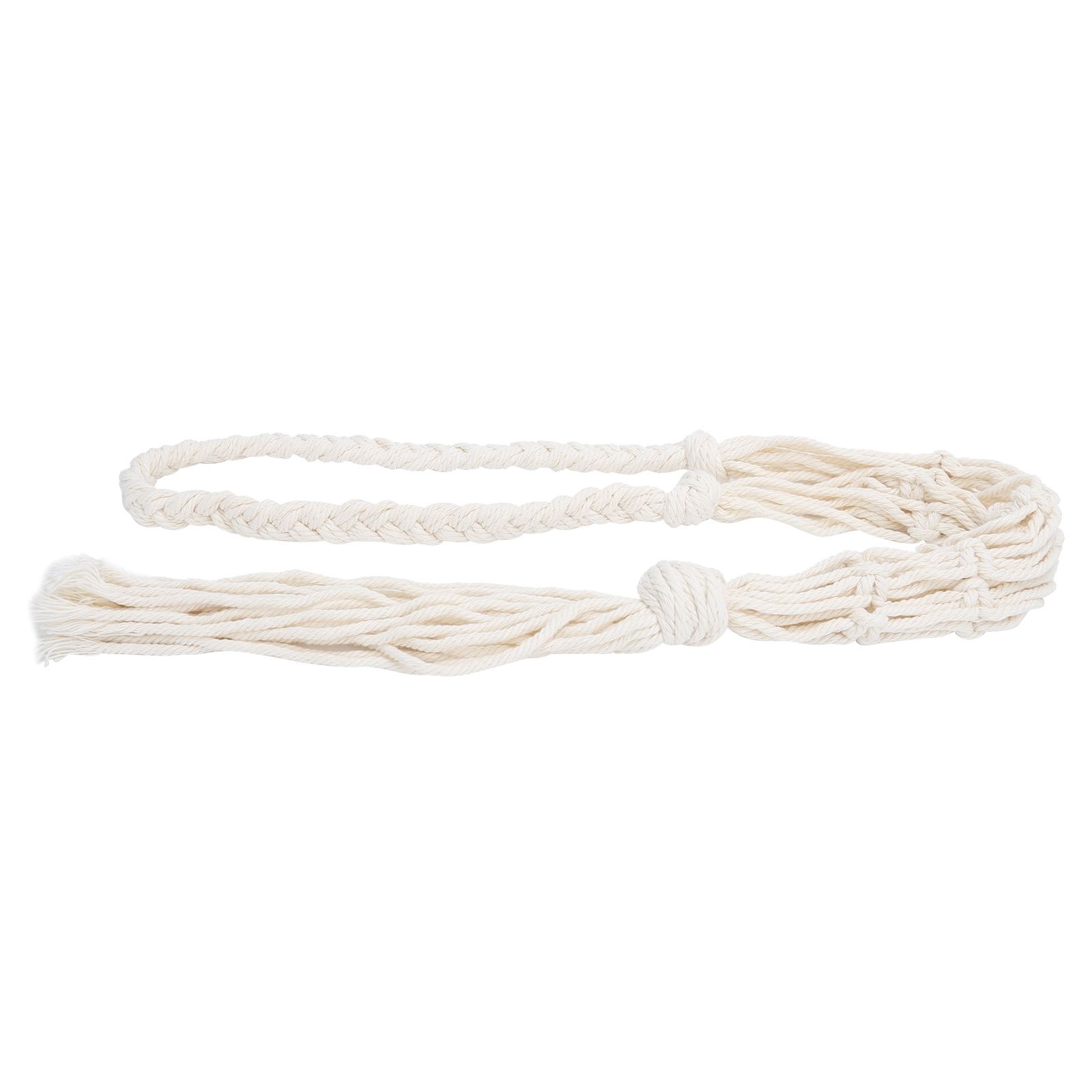Wine Bottle Holder Bohemian Style Hand Knitting Cotton Rope Bottles Storage Hanging BagBeige