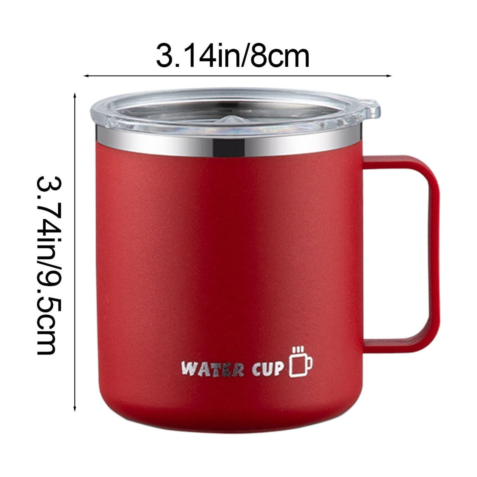 Insulated Coffee Mug with Handle & Lid - 17oz Stainless Steel Travel Tumbler, Double Wall Vacuum (Black) by 08_【Leak-Proof Upgrade】 360° Spill-Proof Sealed — image 4