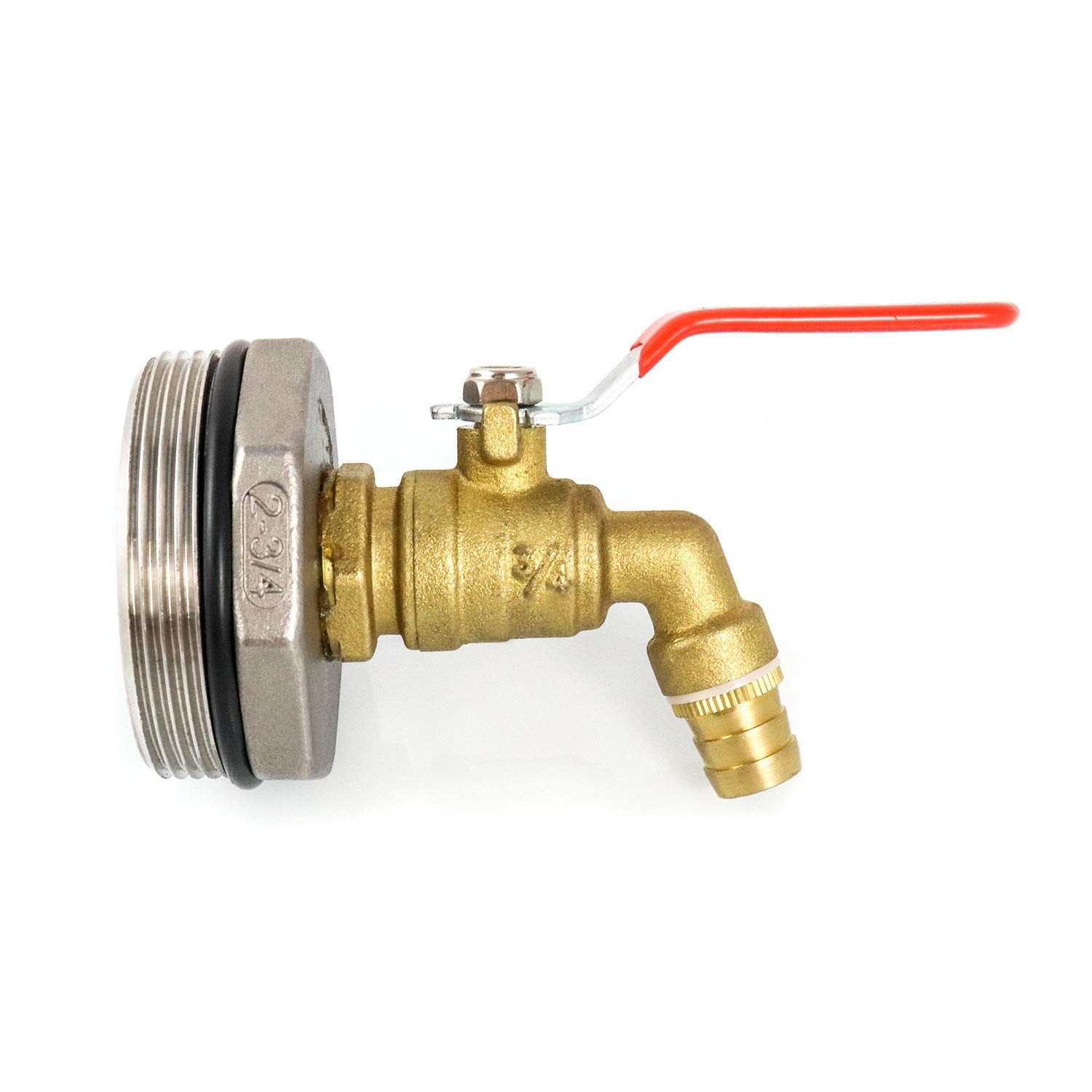 Stainless steel core 2 inches to 6 minutes brass faucet spout ton bucket valve adapter 304 stainless steel โ image 2