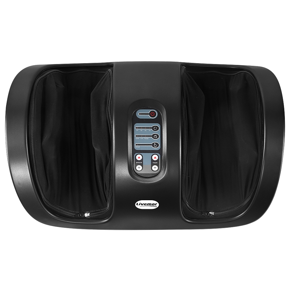 Livemor Foot Massager Shiatsu Massagers Electric Roller Kneading Leg Black โ image 3