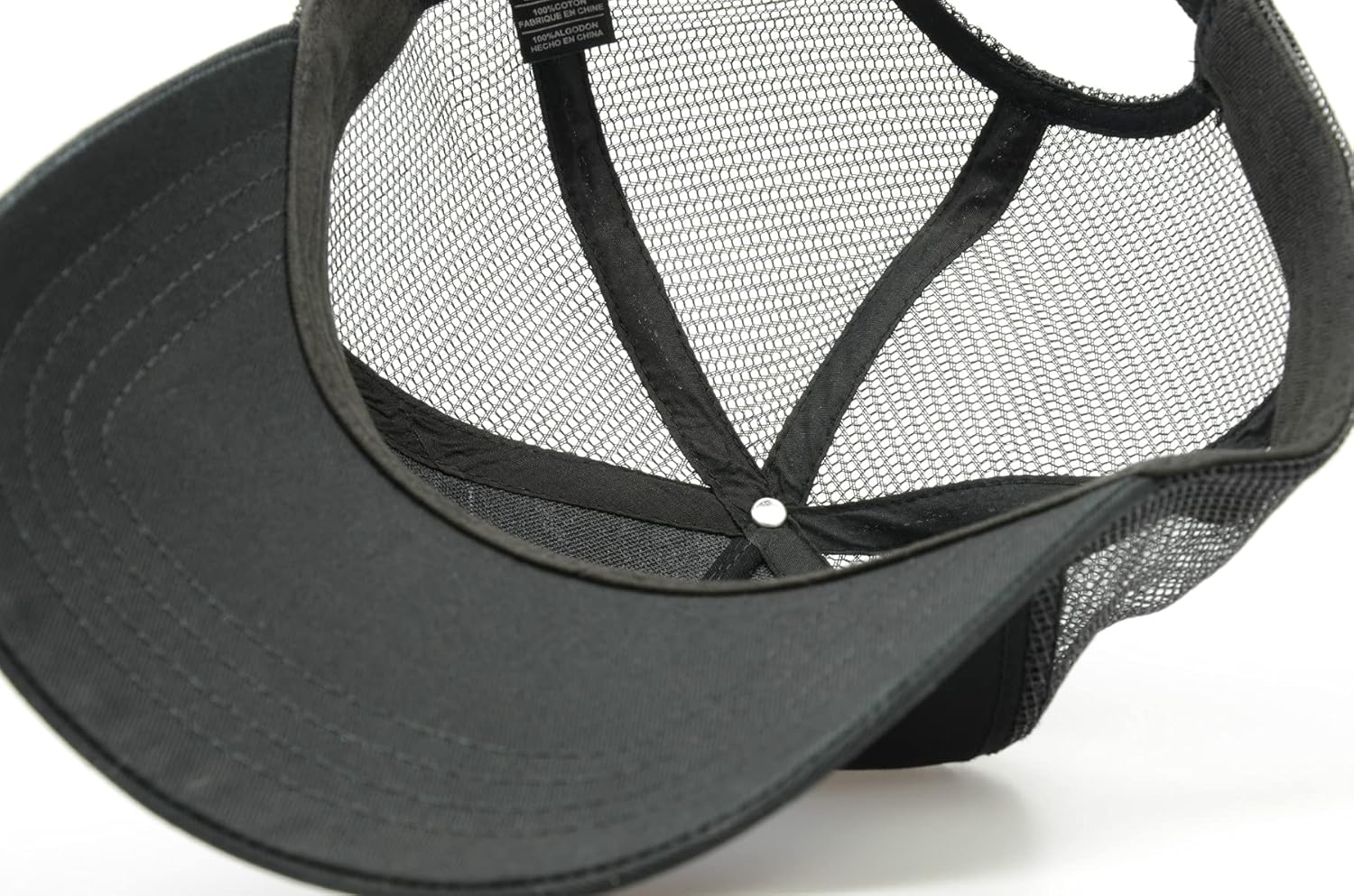 Oversize XXL Mesh Trucker Hat Big Head Hats for Men High Crown Baseball Cap Breathable Dad Hat Adjustable 23.6"-25.6" — image 4