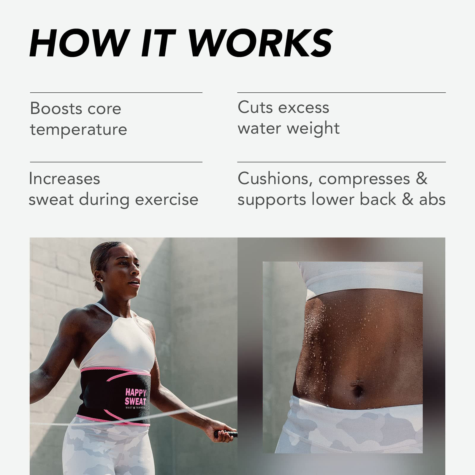 Red Premium Seamless Waist Trimmer and Body Shaper (L Size) - Postpartum Recovery & Fitness Sweat Belt for Lumbar Support โ image 4