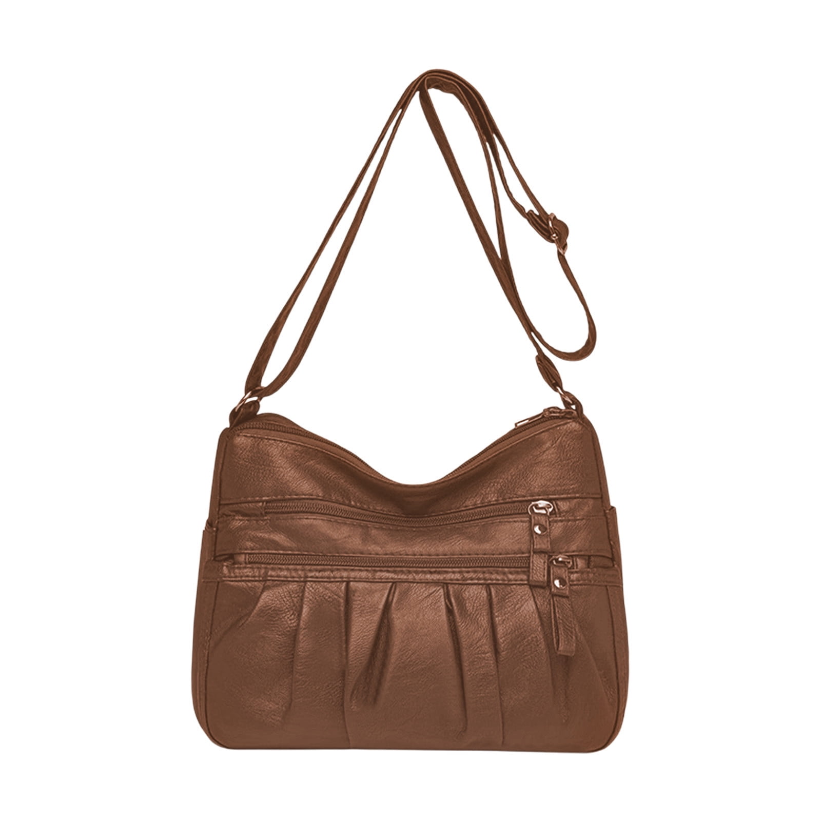 Crossbody Bags for Women, Pocketbooks Soft PU Leather Purses and Handbags, Multi Pocket Shoulder Bag, Multi Layer Fashionable Shoulder Women Bag, Shoulder — image 2