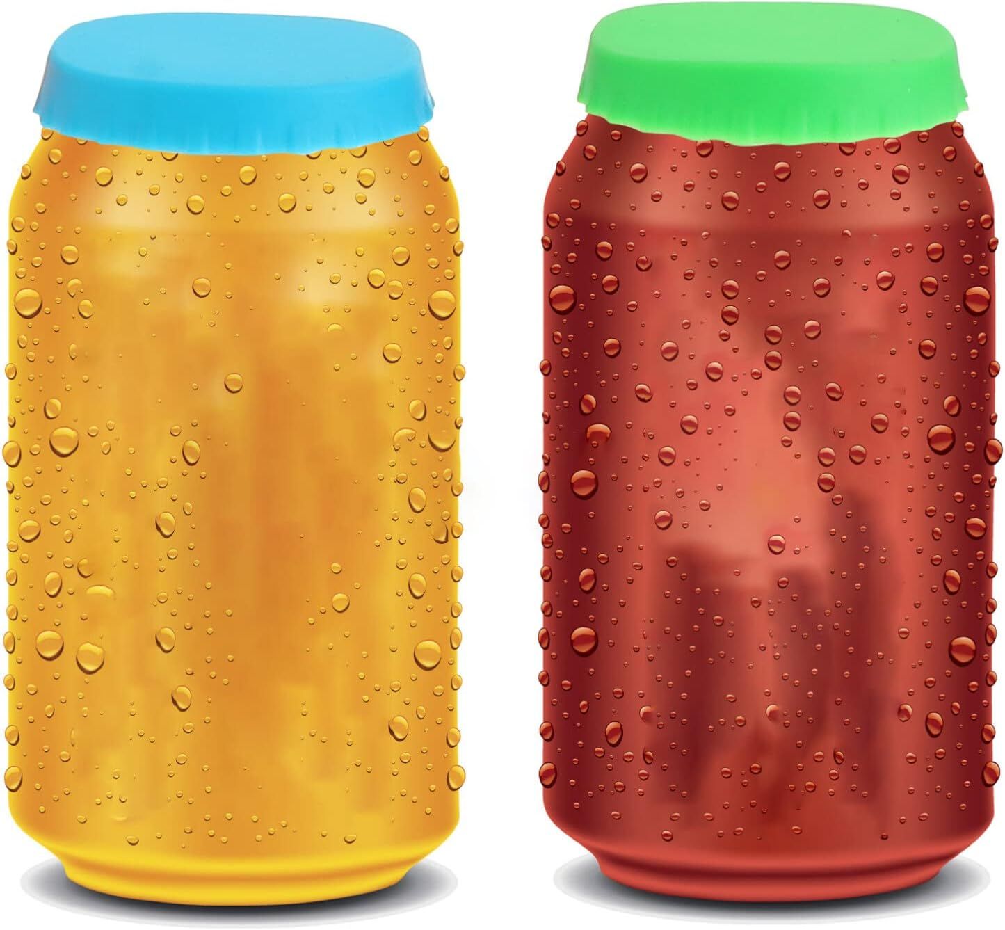 6pcs Silicone Can Cover Can Covers Standard Beverage Can Covers Beverage Can Lids Soda Lid Protectors — image 4
