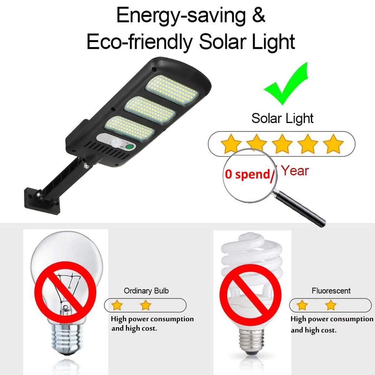 Outdoor light with motion sensor, equipped with light control and PIR motion sensor, outdoor solar floodlight — image 5