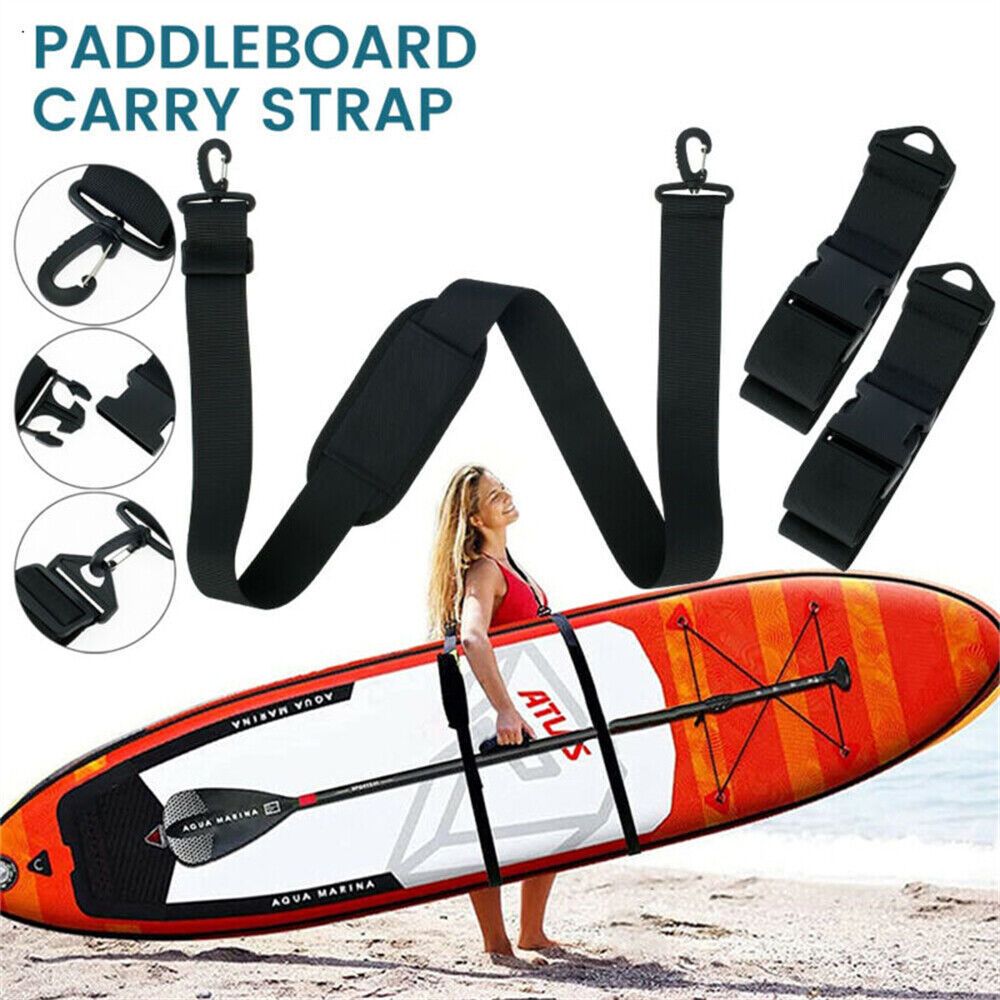 Kayak Carrying Strap, Adjustable Paddle Board Carry Sling, Non-Slip Comfortable Canoe Storage Sling, Surfboard Shoulder Strap — image 2