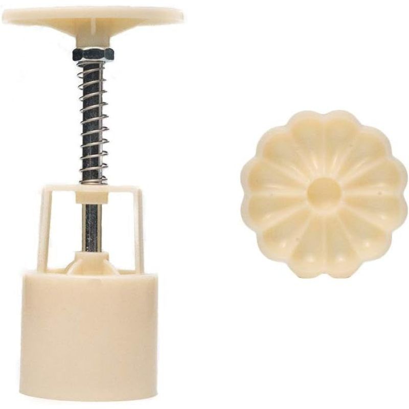 Mid-Autumn Festival Hand-Pressure Moon Cake Mould with 6 Pcs Mode Pattern for 1 Sets - 50g Cookie Stamp Mooncake Mold Set โ image 4