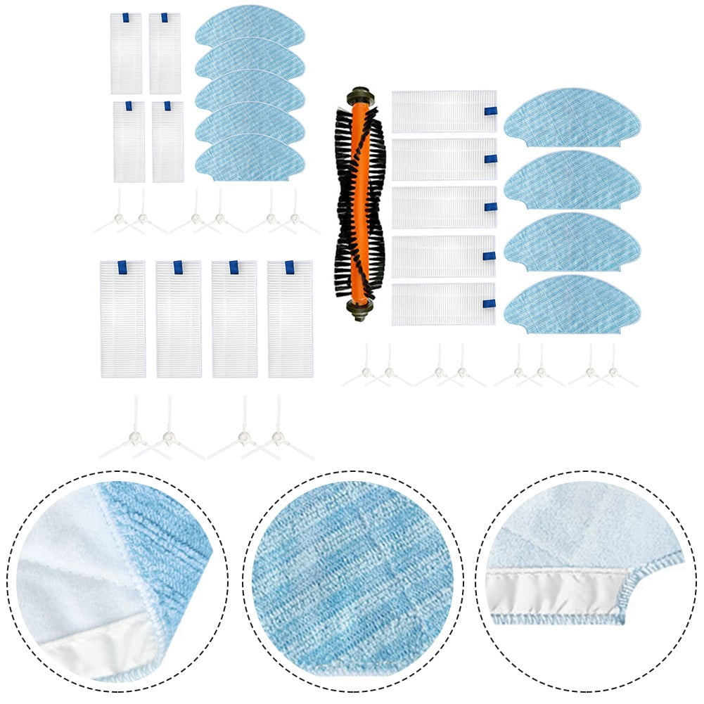 Side Brush Filter Mop Rag For Tefal Explorer X-plorer 20 40 Series Robot Vacuum Cleaner Replacement Robot Sweeper Spare Part A — image 4