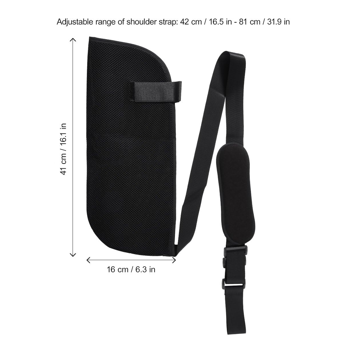 Adjustable Breathable Arm Sling Shoulder Immobilizer Support Brace Universal for Men Women Left Right Arm — image 2