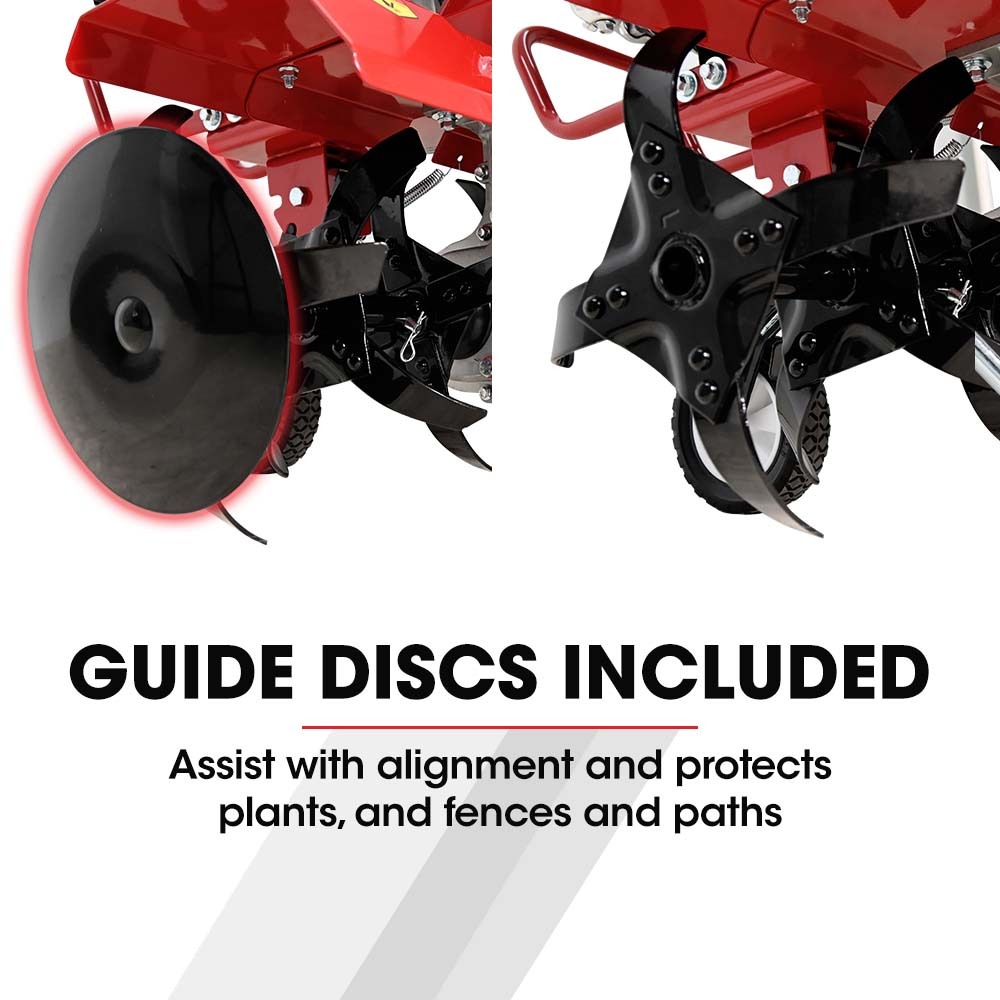 Baumr-AG 150CC Garden Tiller Cultivator Petrol Rototiller 4-Stroke Soil Power Rotary Hoe โ image 5