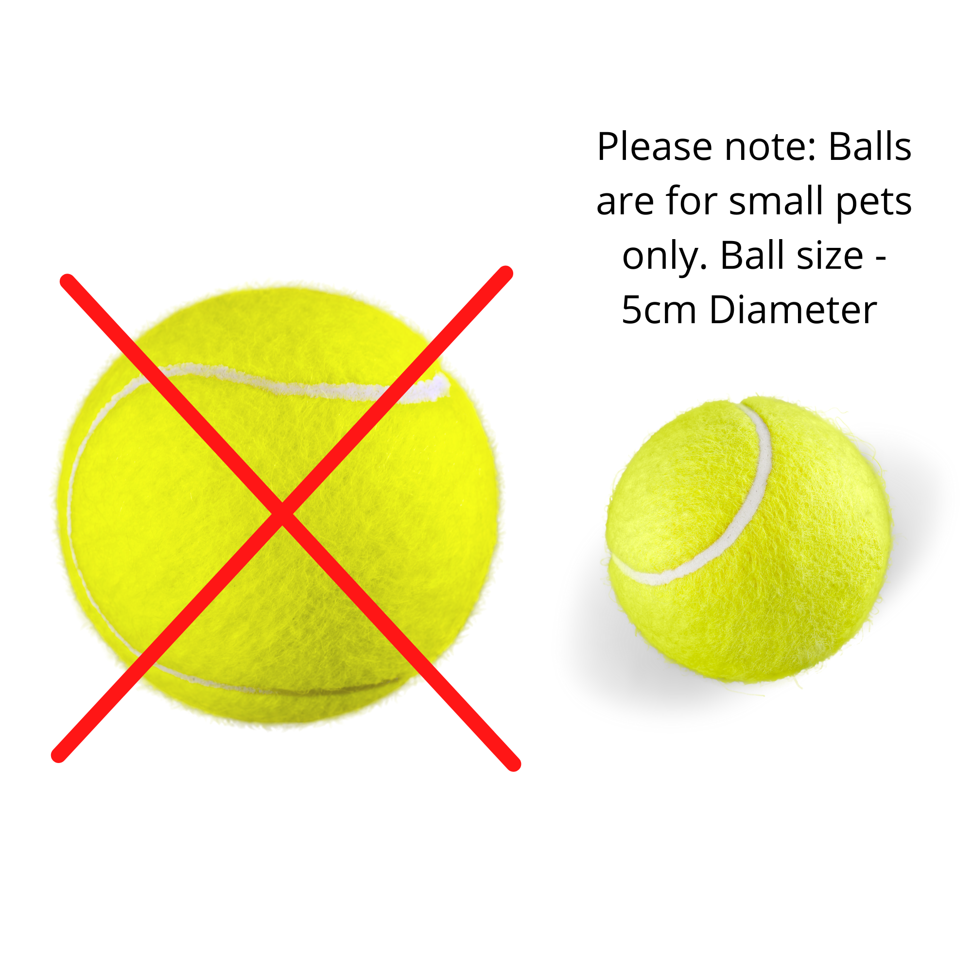 6 Pack Replacement Balls For Interactive Hyper Fetch Mini All For Paws โ image 2