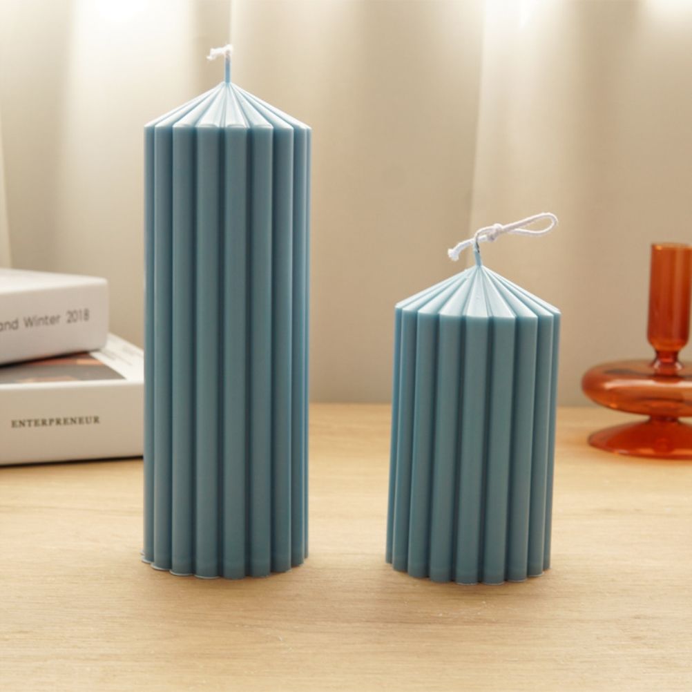 Coarse Rack Tip Scented Candle Mold Geometric Shape Plastic Candle Making Molds for Making Paraffin Wax and Carnauba Wax โ image 4