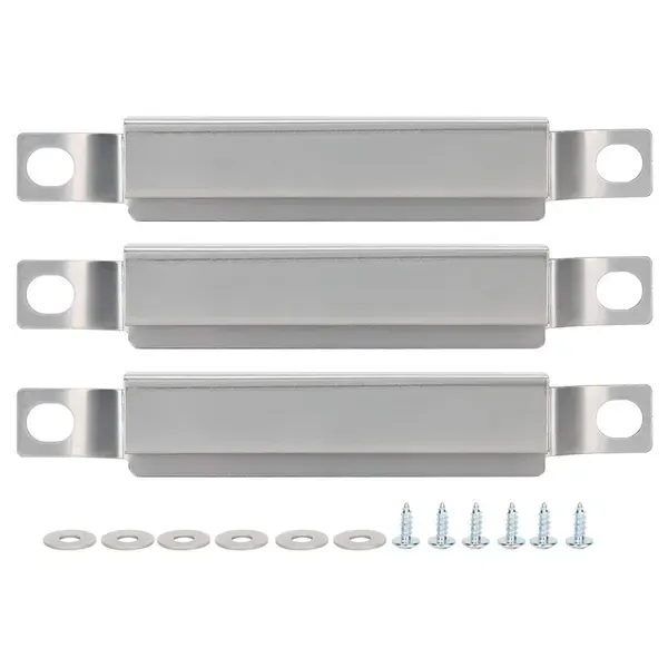 6 Pack Stainless Steel Gas Grill Crossover Tubes, Adjustable Burner Channels for Char-Broil Performance Grills, Silver