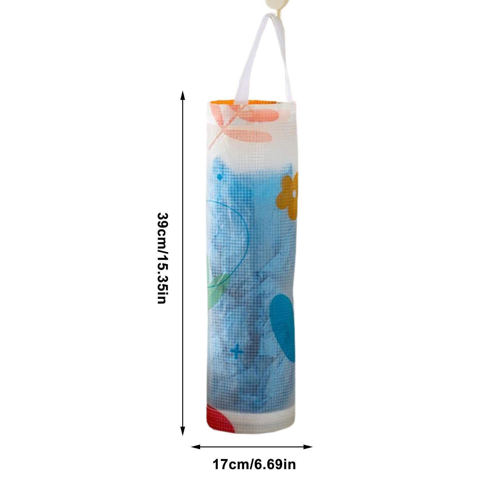 Reused Grocery Bag Shopping Plastic Bags Dispenser Wall Mount Hanging Storage Trash Hanging Bag Kitchen โ image 5