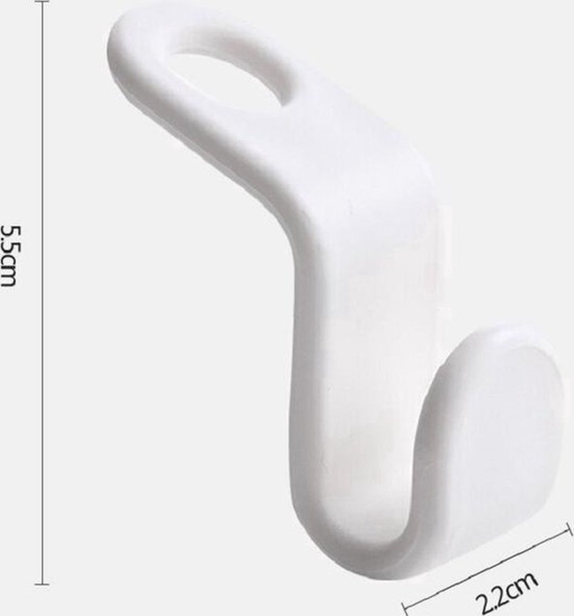 Clothes Hanger Hooks | Clothes Hanger Hook | Clothes Hook for | Coat Rack Hook | White | 5 Pieces — image 5