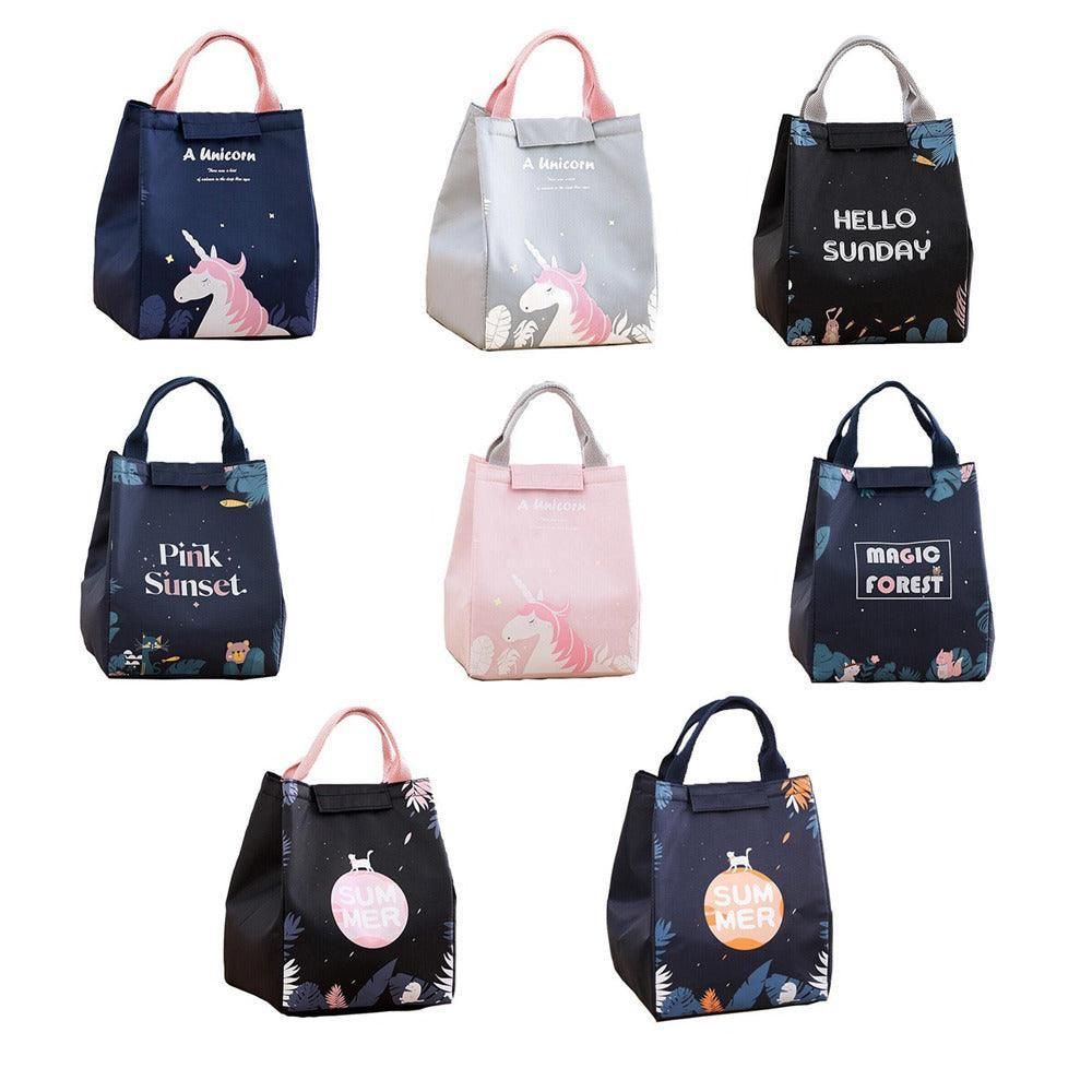 Portable Insulated Thermal Lunch Box Carry Tote Picnic Case Storage Bag 18x24x15cm - E07 (18x24x15cm) โ image 3