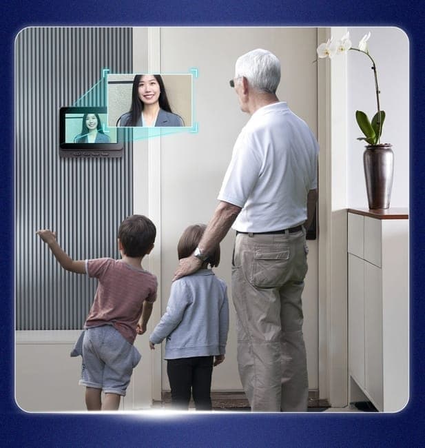Smart Wireless Video Doorbell with Camera HD Resolution Two-Way Communication Infrared Night Vision Cloud Storage, Black, Compatible with Alexa and Google Home — image 6