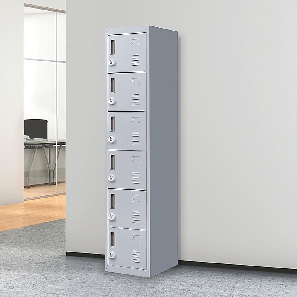 6-Door Locker for Office Gym Shed School Home Storage โ image 2