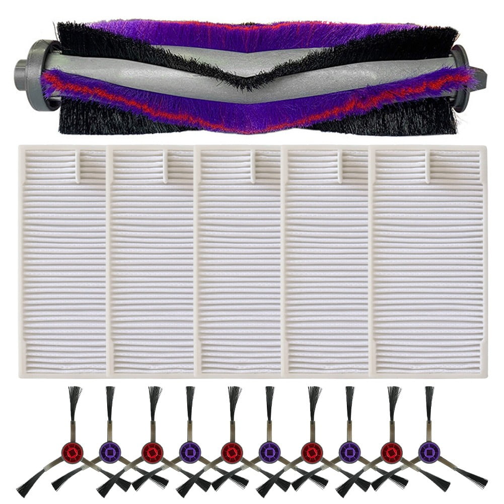 Main Roller Side Brush Filter Kit For M9 For Eureka E20 Plus For VCR S10 Plus Vacuum Replacement Accessories Long-lasting Tools B