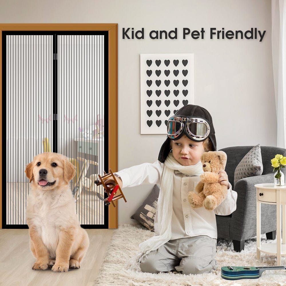 2x Instant Fly Screen, Mosquito, Insect, and Bug Free Curtain — image 3