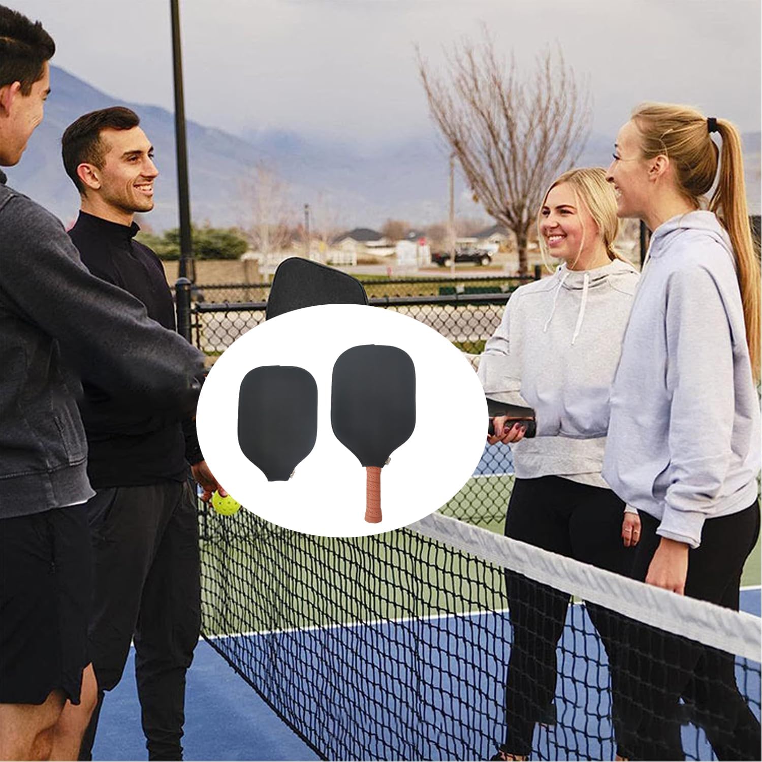 2pcs Racquet Cover for Pickleball, 8.6 x 12.2 Inch Neoprene Paddle Cover for Pickleball Racket Sleeve Storage Bag Compatible for Most USAPA Standard and — image 6